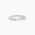 Twisted Pavé Lab-Grown Diamond Wedding Ring In 14K Gold (2.00mm)