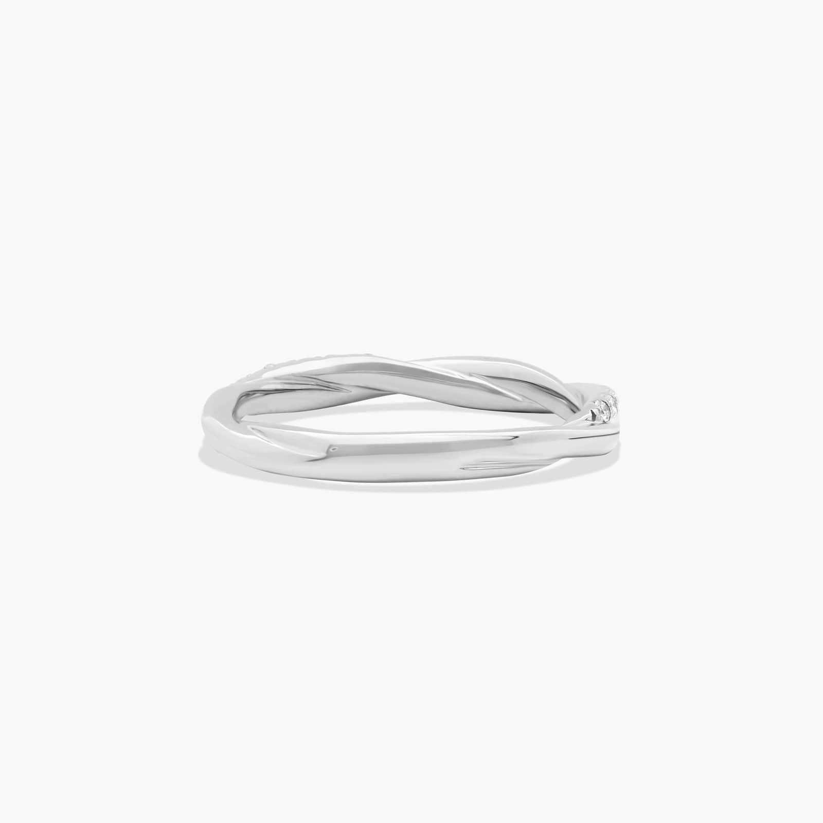 Twisted Pavé Lab-Grown Diamond Wedding Ring In 14K Gold (2.00mm)