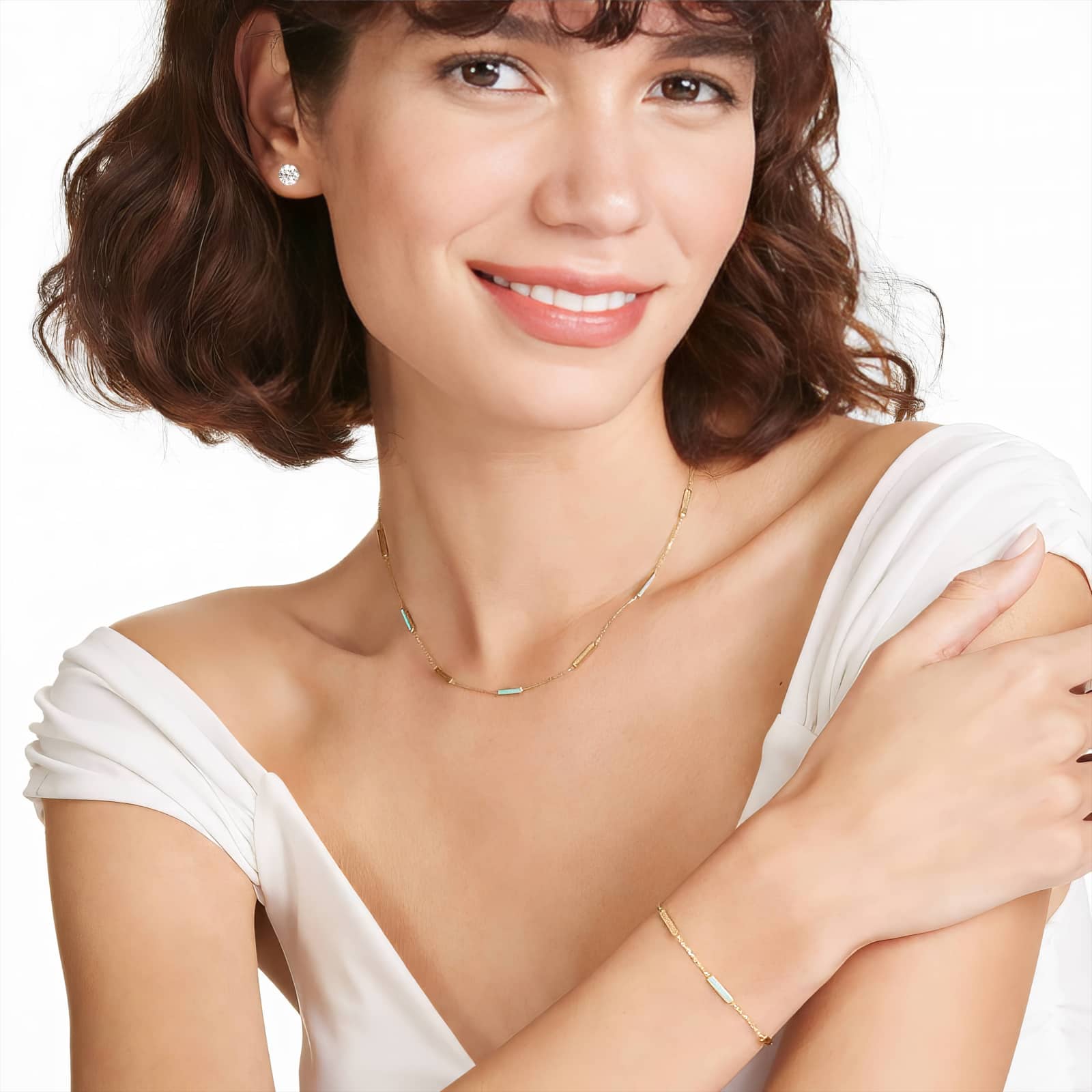 Three Prong Martini Style Custom Diamond Stud Earrings