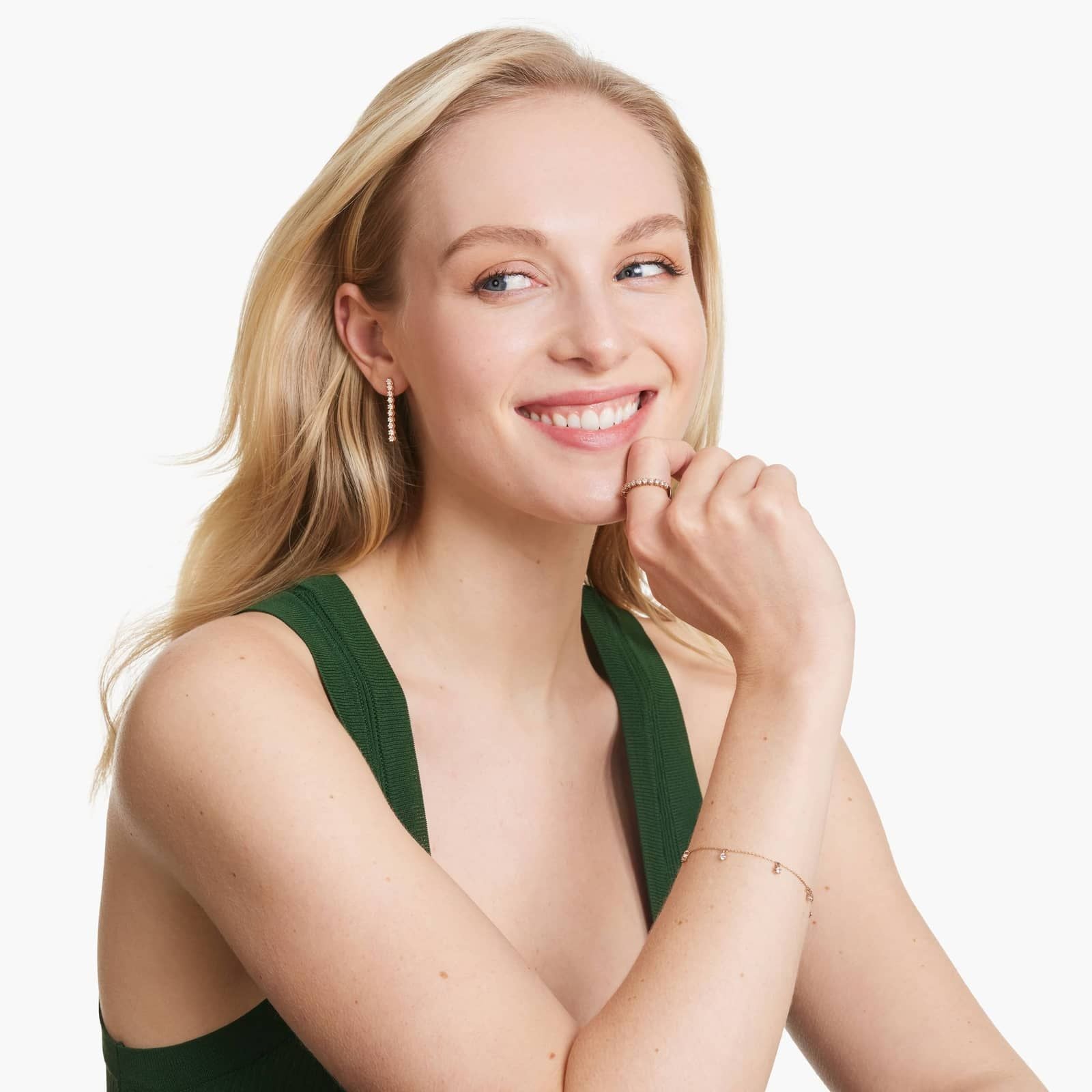 Aura Dangle Lab-Grown Diamond Bracelet