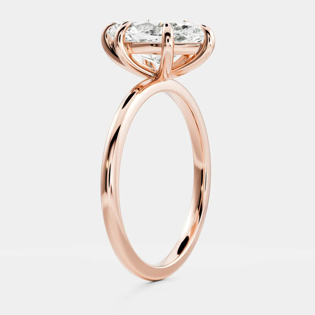 The Arie Ring - Marquise Solitaire