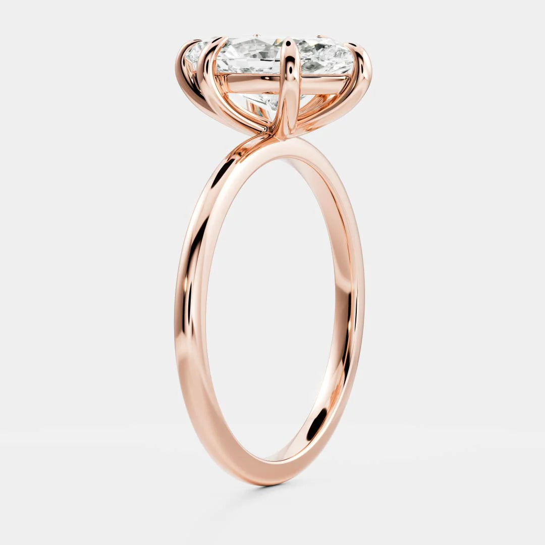The Arie Ring - Marquise Solitaire