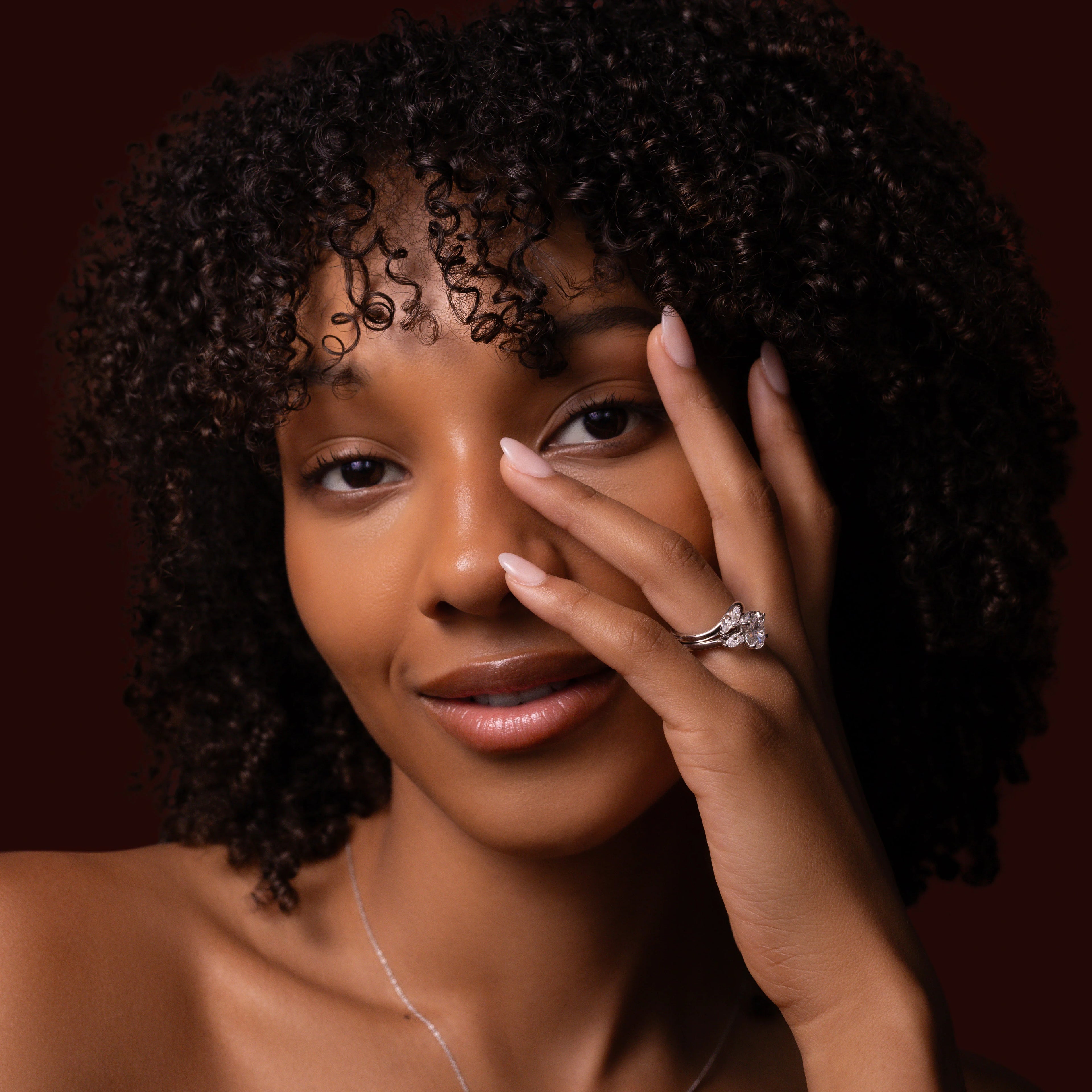 The Florence Ring - Oval and Pear Trilogy